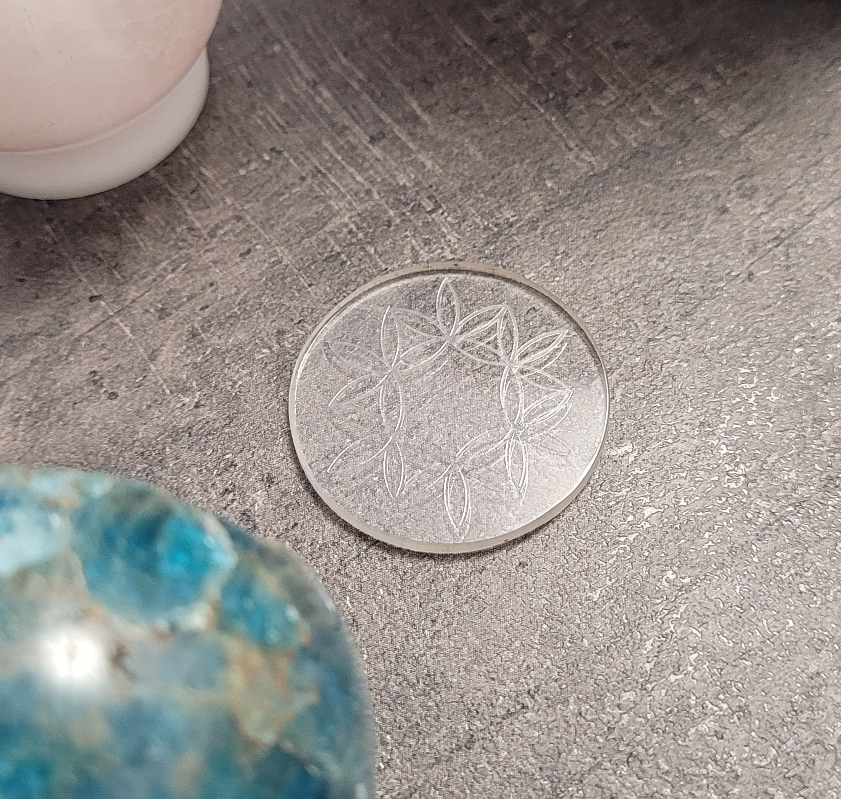 Cuarzo programado Medallon V2<br />
